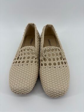 Array Tori‎ Slip On Flats, Woven Design, Natural/Beige Color, Women's 10, NWOT